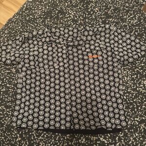 Black and White Patterned Men's Shirt